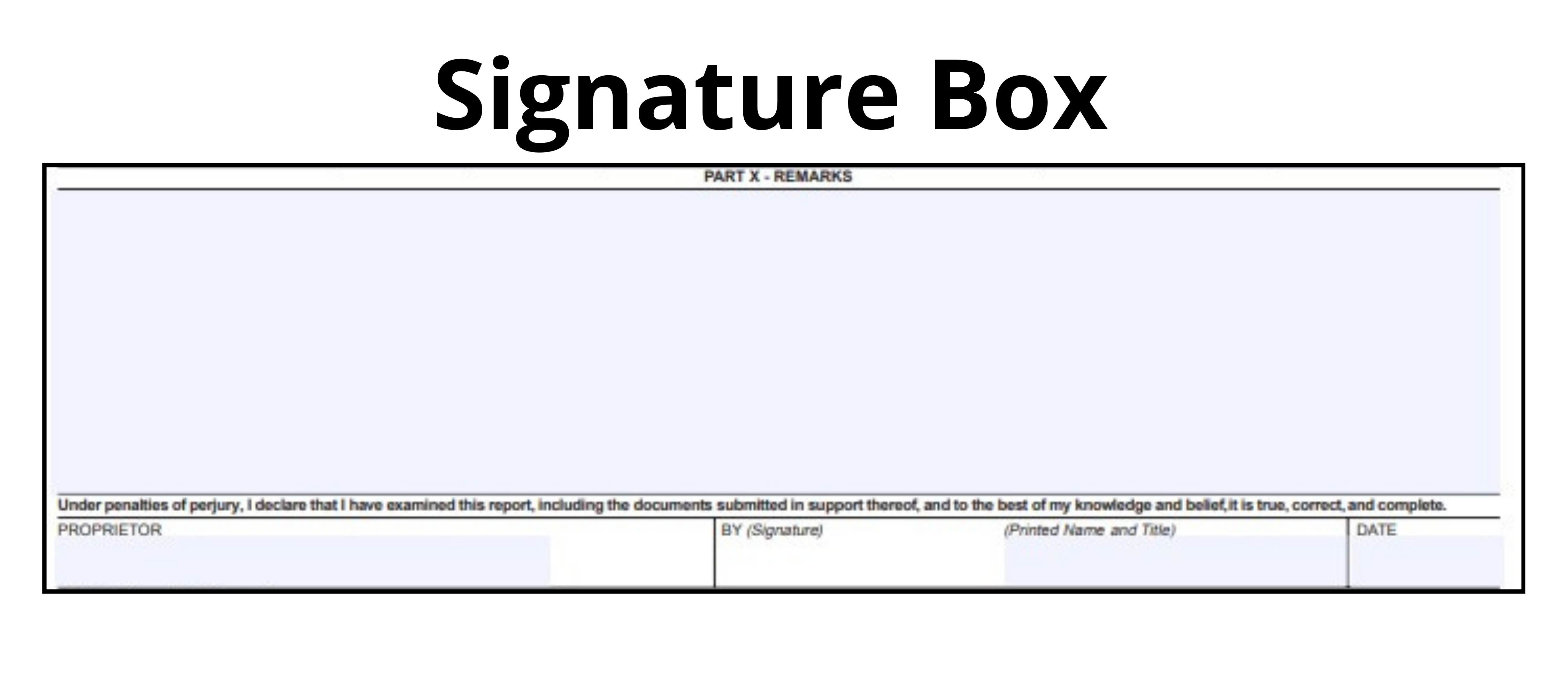 TTB Form 5120.17 Signature Box